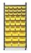 Storelogic 1UGK7 Bin Storage Rack, Single Sided, W 33, D 15