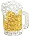 Beer Mug Ball Marker Accented By Genuine Swarovski Crystals with Magnetic Hat Clip