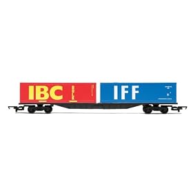 Hornby R6425 00 Gauge Container Wagon 2 X 30 Railroad Rolling Stock