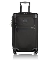 Tumi Alpha 2 4 Wheeled Expandable International Carry-On, Black, One Size
