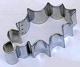 Fox Run 3-Inch Holly Leaf Cookie Cutter