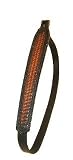 Tapered Leather Sling Black Basketweave by AA&E Leathercraft 85-3011