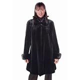 Sheared Mink Fur Jacket - Sheared Mink Swing 36 by MadisonAveMall