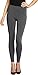 LMBLush Moda Seamless Full Length Leggings Footless Tights Underlayer in Many Colors, Charcoal One Size (Fits XS - XL)