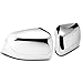 Jeep Grand Cherokee WK2 Pair of Exterior Side Door Top Half Mirror Covers (Chrome)