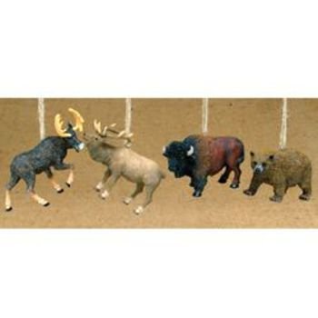 Buy 4-4.5" Resin Wildlife Ornaments with discount price