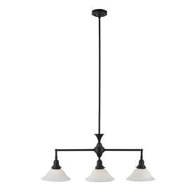 Royce Lighting RP21869ORB Essex Three-Light Billiard Pendant Oil Rubbed Bronze with Opal... by Royce Lighting
