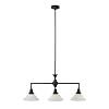 Royce Lighting RP21869ORB Essex Three-Light Billiard Pendant Oil Rubbed Bronze with Opal Etched Globes