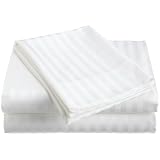 Divatex Home Fashions 340-Thread Count 100-Percent Cotton Woven Stripe Sheet Set