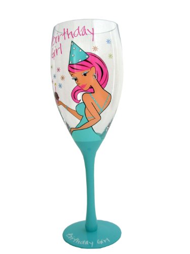Boxer Tallulah Chic Riesiges Bemaltes Champagnerglas Birthday Girl, in Geschenkverpackung Preisvergleich