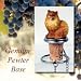 Pomeranian Dog Wine Bottle Stopper - Red