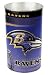 Kitchen & Housewares : Baltimore Ravens 15'' Waste Basket