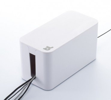 CABLEBOX MINI WITH POWERSURGE WHITE