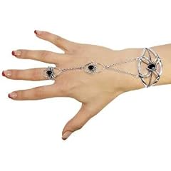 Armschmuck, mit Ring Set Black Onyx Spider - Set