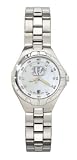 Cincinnati Bengals Womens Pearl Watch With Stainless Steel Bracelet