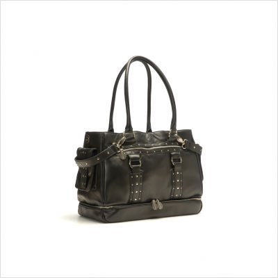 Elliot Diaper Bag in Black