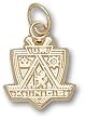 Los Angeles Kings Shield Logo 1/2" Charm/Pendant -14K/10K, Stainless Steel or Gold Plated