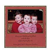 Red and Brown Photo Card Holiday Digital Photo Cards
