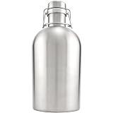 Stainless Steel Beer Growler - 64 oz