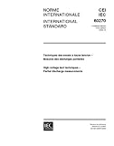 IEC 60270 Ed. 3.0 b:2000, High-voltage test techniques - Partial discharge measurements