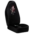 Auto Expressions "Amy Brown Rose" Black Universal-Fit Front Seat Cover