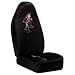 Auto Expressions "Amy Brown Rose" Black Universal-Fit Front Seat Cover