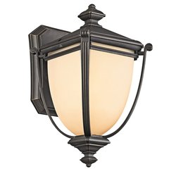 Kichler Lighting 49100RZFL Warner Park Fluorescent Outdoor Sconce
