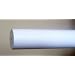 1-3/8 inch Wood Smooth Drapery Rod in White Finish - 8' long [CAPITOL CITY LUMBER]