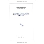Jeunes Auteurs de Minuit (CRIN 27) (Crin, 27) book cover