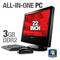 Averatec D1006VF1E-1 Pentium Dual Core Desktop PC with 3GB/320GB, 22" LCD