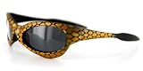 Snake Eyes Polarized Kids Sunglasses with Fun Animal-Patterned Frames Protect Your Childrens Eyes in the Sun (Gold w/ Smoke Lens)