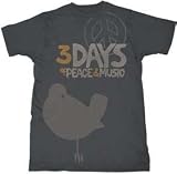 Woodstock Three Days Charcoal T-Shirt