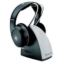 Sennheiser RS120 926 MHz Wireless RF Headphones with Charging Cradle