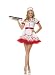 Sexy 3Pc Diner Betty Waitress Halloween Costume Image