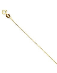14k Yellow Gold 16in .5mm Box Necklace Chain. Metal Wt- 0.91g