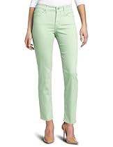Hot Sale NYDJ Women's Petite Alisha Ankle Jean Colored Denim, Spearmint, 8P