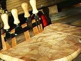 Prodyne CHEESE PALETTE Beechwood Cheese Slicer Board w/4 Knives (CB-50)