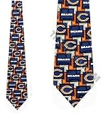 CHICAGO BEARS NeckTie NFL Panels Men's Neck Tie
