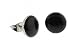 Stainless Steel Black Earrings - 10mm - 20g Wire - Sold as a Pair