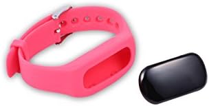 Trasense Fashion Wearable Smart Bracelet with Pedometer Calories/distance/sleep Monitoring,remote Camera, Call Reminder/ Alarm Clock with Vibration (Rose Red)