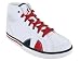 Nike Men's NIKE JORDAN PHILLY LEGEND BASKETBALL SHOES 8 (WHITE/OBSIDIAN-VARSITY RED)