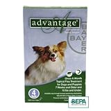 4 Month Advantage Flea Control Green: For Dogs under 10 lbs. by Advantage