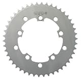 Rocket 10H BMX Chainring Silver 46T 1/2 x 1/8