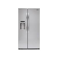 LG 26.5 Cu. Ft. Stainless Steel Freestanding Side-by-Side Refrigerator - LSC27925ST