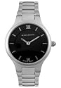 Women's Stainless Steel Black Dial
