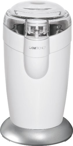 Clatronic 283023 KSW 3306 Kaffemühle mit Edelstahlmesser 120 Watt, weiß