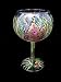 Butterfly Meadow Design - Hand Painted - Goblet - 12.5 oz.