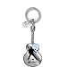 Elvis Silhouette Enamel Key Chain