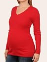Motherhood Maternity: Long Sleeve Cable Knit Maternity Sweater