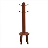 Gift Mark Clothes Tree and Stool, Honey by Gift Mark